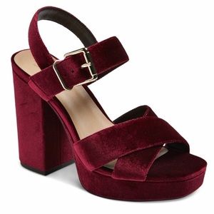 Mossimo Supply Co. Alexandra Velvet Heels